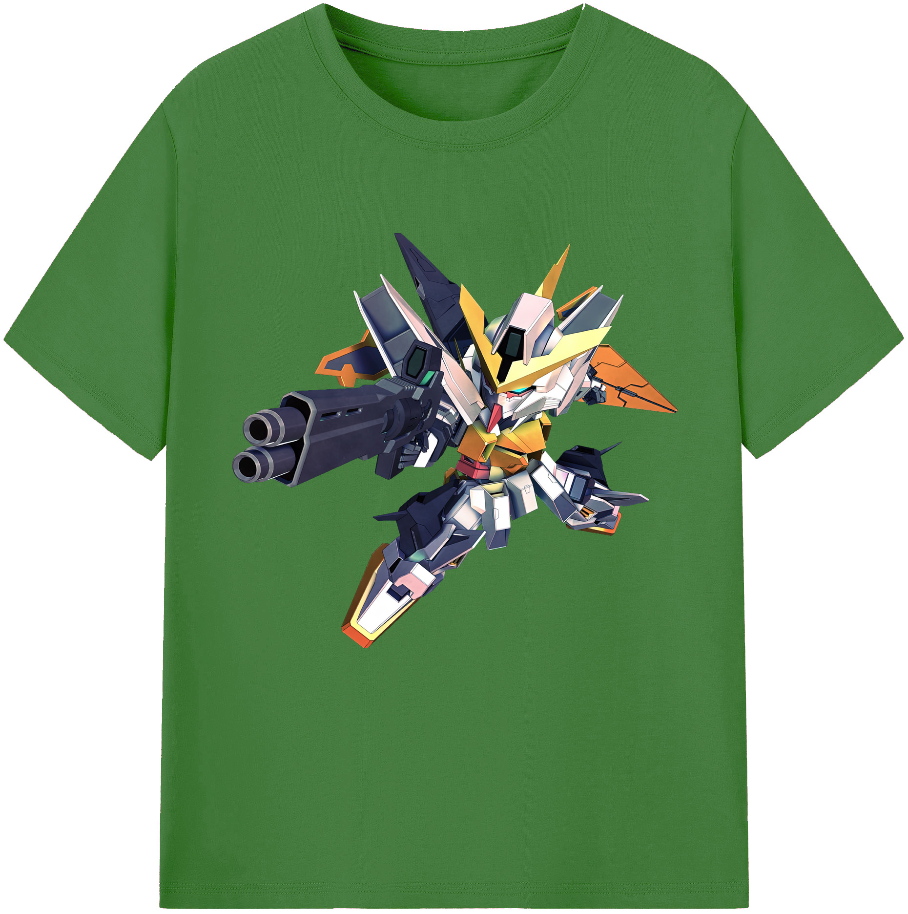 （画像用） 機動戦士ガンダム Mobile Suit Gundam レディースカジュアルプリントTシャツ（綿100％）